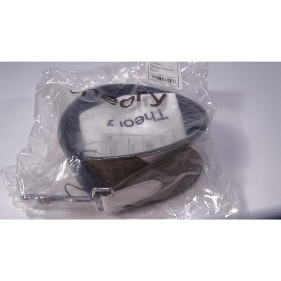 Theory Women's Transformer Patchwork Strap Military Green Halyan Leather NWT 125 - Picture 3 of 15